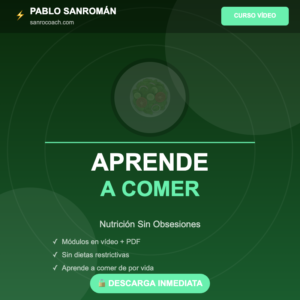 Mockup del curso Aprende a Comer nutrición sin obsesiones